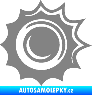 Samolepka Průstřel 003 levá šedá