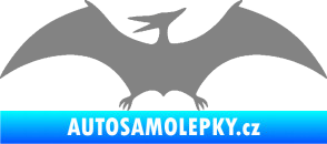 Samolepka Pterodactylus 001 levá šedá