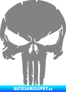 Samolepka Punisher 004 šedá