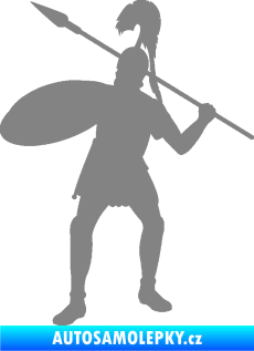 Samolepka Římský voják levá šedá