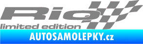 Samolepka Rio limited edition pravá šedá
