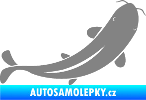 Samolepka Ryba 001 pravá šedá