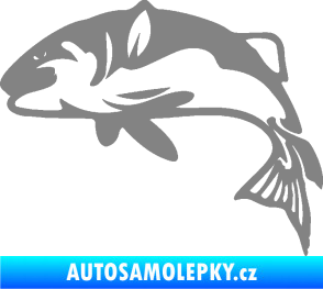 Samolepka Ryba 010 levá šedá