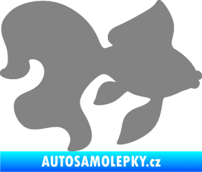 Samolepka Ryba 019 pravá závojnatka šedá