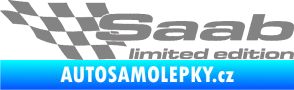 Samolepka Saab limited edition levá šedá