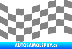 Samolepka Šachovnice 007 šedá