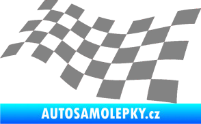 Samolepka Šachovnice 014 šedá