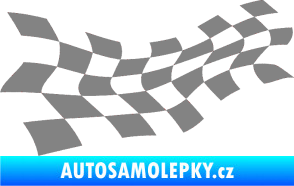 Samolepka Šachovnice 017 šedá