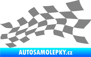 Samolepka Šachovnice 020 šedá
