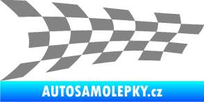 Samolepka Šachovnice 024 šedá