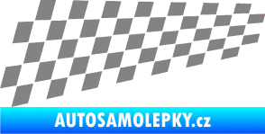 Samolepka Šachovnice 034 šedá
