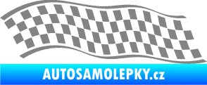 Samolepka Šachovnice 057 šedá