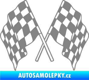 Samolepka Šachovnice 062 šedá
