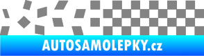 Samolepka Šachovnice 081 šedá