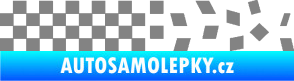 Samolepka Šachovnice 082 šedá
