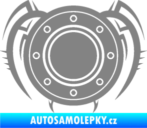 Samolepka Samolepka na víčko od nádrže 001 šedá
