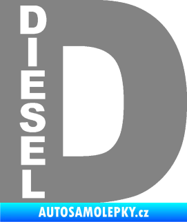 Samolepka Samolepka na víčko od nádrže 010 diesel šedá