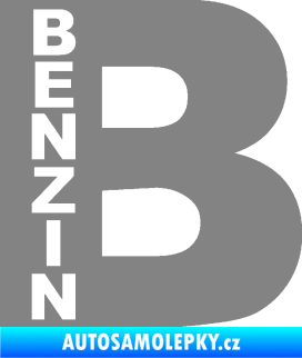 Samolepka Samolepka na víčko od nádrže 011 benzín šedá