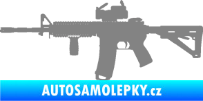 Samolepka Samopal 003 levá šedá