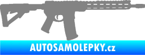 Samolepka Samopal 007 pravá šedá