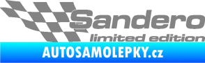 Samolepka Sandero limited edition levá šedá