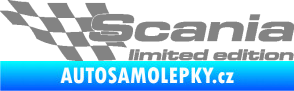 Samolepka Scania limited edition levá šedá