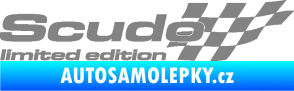 Samolepka Scudo limited edition pravá šedá