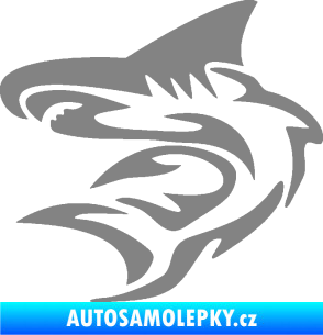 Samolepka Shark 002 levá šedá