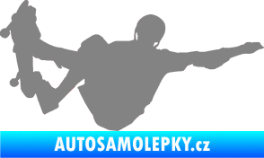 Samolepka Skateboard 007 pravá šedá