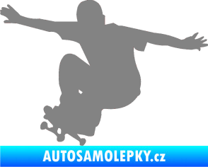 Samolepka Skateboard 014 levá šedá