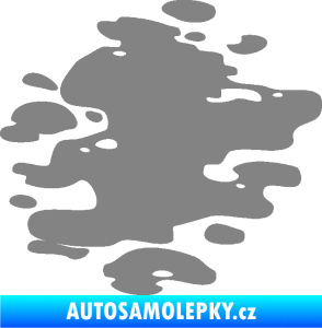 Samolepka Skvrna 001 pravá kaňka šedá