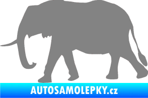 Samolepka Slon 014 levá šedá
