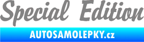 Samolepka Special edition 001 šedá