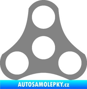 Samolepka Spinner šedá