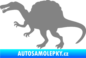 Samolepka Spinosaurus 001 levá šedá