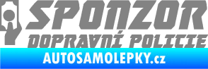 Samolepka Sponzor dopravní policie 004 šedá