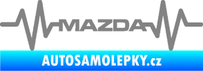 Samolepka Srdeční tep 059 Mazda šedá