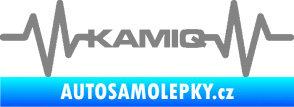 Samolepka Srdeční tep 067 Kamiq šedá