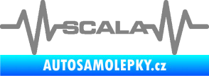 Samolepka Srdeční tep 075 Scala šedá
