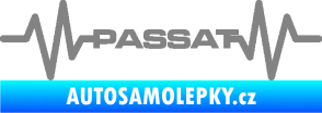 Samolepka Srdeční tep 076 Volkswagen Passat šedá