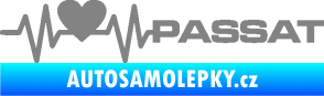 Samolepka Srdeční tep 077 pravá Volkswagen Passat šedá