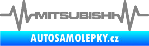 Samolepka Srdeční tep 083 Mitsubishi šedá