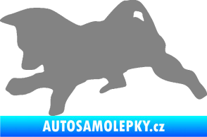 Samolepka Štěňátko 002 levá německý ovčák šedá