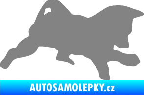 Samolepka Štěňátko 002 pravá německý ovčák šedá