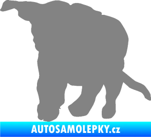 Samolepka Štěňátko 003 levá šedá