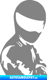 Samolepka Stig pravá šedá