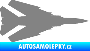 Samolepka Stíhací letoun 007 pravá MIG šedá