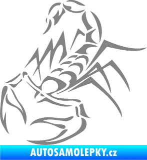 Samolepka Štír 017 levá šedá