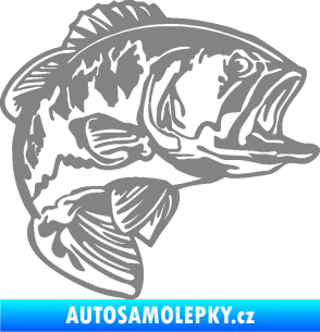 Samolepka Sumec 007 pravá šedá