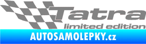 Samolepka Tatra limited edition levá šedá